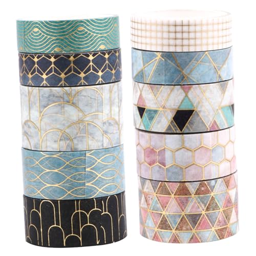 Gadpiparty 10 Rollen Washi Tape Set Japanisches Papier Klebeband DIY Scrapbook Masking Tape Künstlerisches Dekor für Notizbücher Basteln und Handwerk Gadpiparty 10 Rollen Washi Tape Set Japanisches Papier Klebeband DIY Scrapbook Masking Tape Künstlerisches Dekor für Notizbücher Basteln und Handwerk von Gadpiparty
