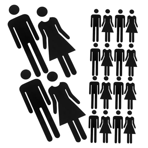 Gadpiparty 10 Sätze Acryl Spiegel Optik Toiletten Schilder Selbstklebend Geschlechterkennzeichnung Männer Frauen Tür Aufkleber für Restaurant Büro Badezimmer Dekoration Gadpiparty 10 Sätze Acryl Spiegel Optik Toiletten Schilder Selbstklebend Geschlechterkennzeichnung Männer Frauen Tür Aufkleber für Restaurant Büro Badezimmer Dekoration von Gadpiparty