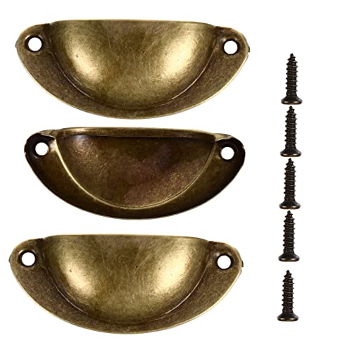Gadpiparty 10 Stück Antike Schrankknöpfe Metall Halbmonden Möbelgriffe für Türen Vintage Design Vielseitig Einsetzbar für Schränke und Kleiderschränke Gadpiparty 10 Stück Antike Schrankknöpfe Metall Halbmonden Möbelgriffe für Türen Vintage Design Vielseitig Einsetzbar für Schränke und Kleiderschränke von Gadpiparty