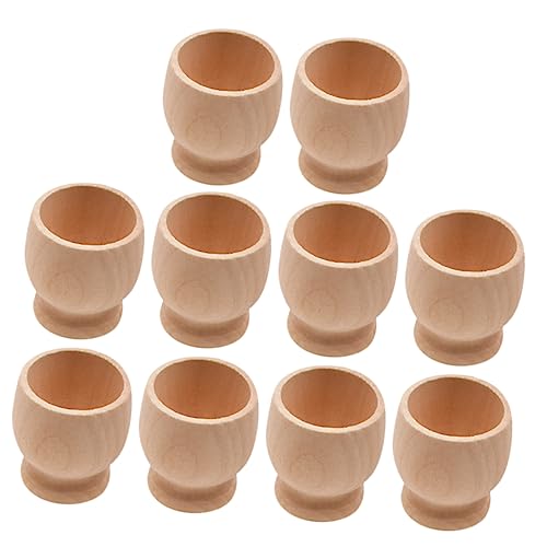 Gadpiparty 10 Stück Holz Eierbecher DIY Mini Cups Unbeschichtet für Egg Graffiti Stabiler Eierhalter Holz Party Dekoration und Kreative Bastelideen Gadpiparty 10 Stück Holz Eierbecher DIY Mini Cups Unbeschichtet für Egg Graffiti Stabiler Eierhalter Holz Party Dekoration und Kreative Bastelideen von Gadpiparty
