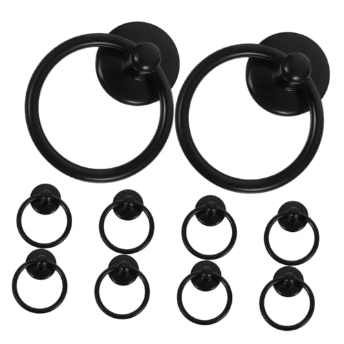 Gadpiparty 10 Stück Metall Ring Schubladengriffe Vintage Stil Runde Möbelknöpfe Robuste Schrankgriffe für Kommode und Küchenschränke Einfache Montage Langlebig und Vielseitig Einsetzbar von Gadpiparty