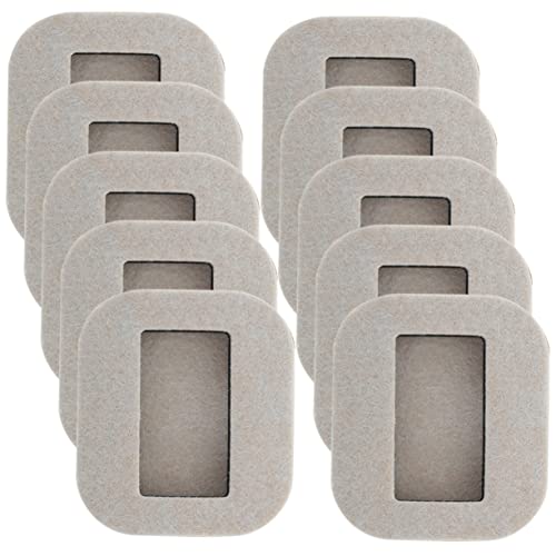 Gadpiparty 10 Stück Möbelgleiter Filz Möbelgleiter für Stühle und Tische Bodenschutz rutschfeste Unterlage Schutz vor Kratzern und Beschädigungen für Holzfußböden von Gadpiparty