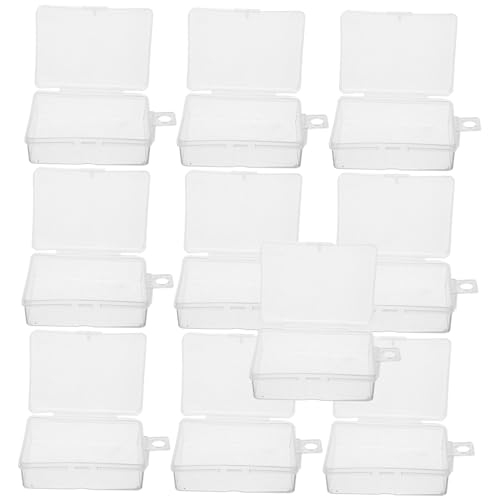 Gadpiparty 10 Stück Multifunktionale Organizer Aufbewahrungsbox Teilig Transparente Kunststoffbox für Schmuck Perlen und Kleinteile für Büro und Zuhause von Gadpiparty