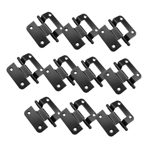 Gadpiparty 10 Stück Schranktürscharnier Bündiges Scharnier Automatische Schließung Für Küchenschränke Badezimmerschränke Metallkonstruktion Einfache Installation von Gadpiparty