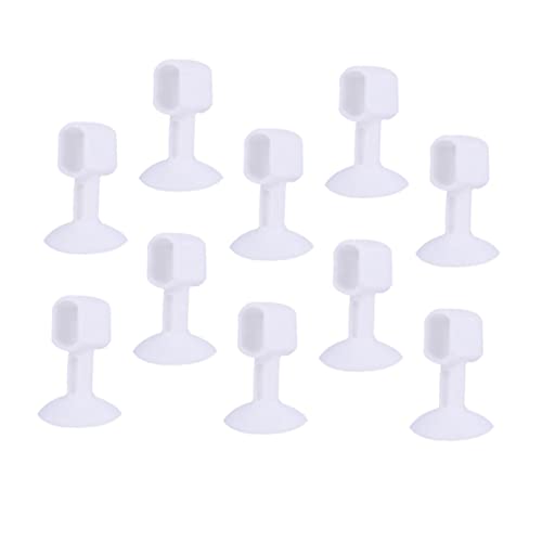 Gadpiparty 10 Stück Silikon Türgriff Stopper Geräuschdämpfend Stoßschutz Türpuffer Einfach zu Montieren Geeignet für Schlafzimmer Küche Bad und Büro um Wände vor Türschäden zu Schützen von Gadpiparty