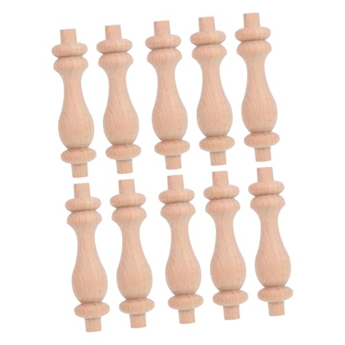 Gadpiparty 10 Stück Teiliges Holzbaluster Römische Säulen Handgeschnitzt Möbelbeine für Treppe und Weinschrank Natürliche Holzmaserung Klassisches Design Elegante Wohnraumdekoration Gadpiparty 10 Stück Teiliges Holzbaluster Römische Säulen Handgeschnitzt Möbelbeine für Treppe und Weinschrank Natürliche Holzmaserung Klassisches Design Elegante Wohnraumdekoration von Gadpiparty