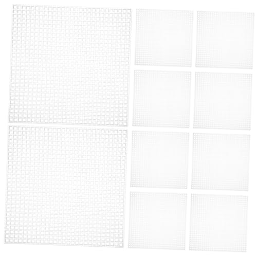 Gadpiparty 10 Stück Teiliges Kunststoff-mesh Canvas Sheets Robustes Leicht zu Reinigendes Bastelmaterial für Kreuzstich Häkeln und Garnhandwerk Quadratische Netzstruktur für Präzise Gadpiparty 10 Stück Teiliges Kunststoff-mesh Canvas Sheets Robustes Leicht zu Reinigendes Bastelmaterial für Kreuzstich Häkeln und Garnhandwerk Quadratische Netzstruktur für Präzise von Gadpiparty