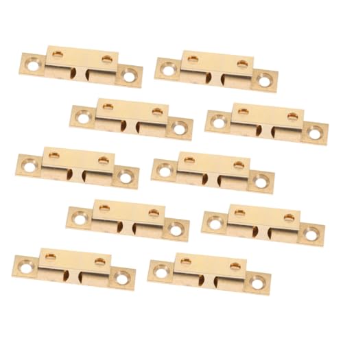 Gadpiparty 10 Stück Teiliges Magnetischer Schranktürverschluss aus Messing Stabile Möbel magnetriegel für Küchenschränke Badmöbel Kleiderschränke Rostfrei Langlebig Mittelgroß von Gadpiparty