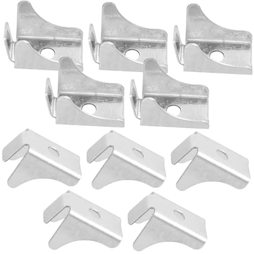 Gadpiparty 10 Stück Teiliges Metall Regalstützen Schwerlast Halterungen für Einlegeböden Stabile Schrank Clips Einfache Montage Passend für Küchen Aktenschränke Langlebige Regalsystem von Gadpiparty