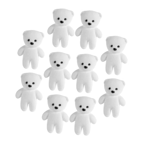 Gadpiparty 10 Stück Teiliges Mini Schaumstoffbären Flauschige DIY Bastelbären Für Babyparty Weihnachtsdeko Vielseitige Bastelmaterialien Für Blumenarrangements Und Heimdekoration von Gadpiparty