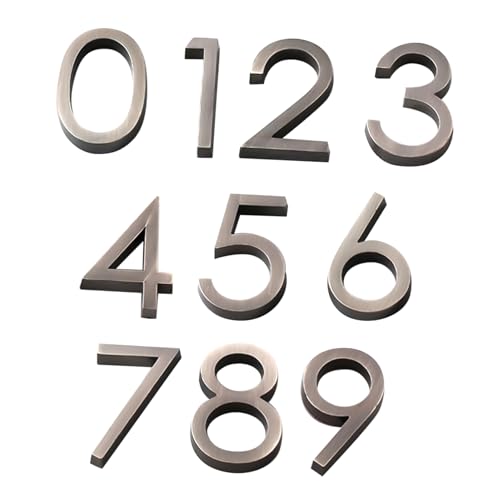 Gadpiparty 10 Stück Teiliges Modernes Hausnummernschild Kratzfestes Industrie design Selbstklebende Tür Straßenzahlen Langlebig für Außenbereich Geeignet für Büro Wohnung Gewerbe Gadpiparty 10 Stück Teiliges Modernes Hausnummernschild Kratzfestes Industrie design Selbstklebende Tür Straßenzahlen Langlebig für Außenbereich Geeignet für Büro Wohnung Gewerbe von Gadpiparty