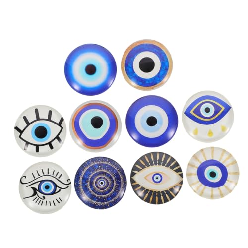 Gadpiparty 10 Stück Teiliges Runde Glas Cabochons Leuchtende DIY Schmucksteine mit Glatter Oberfläche Langlebige Glas Patches für Schmuckherstellung Foto Dekoobjekte Vielseitig Einsetzbar Gadpiparty 10 Stück Teiliges Runde Glas Cabochons Leuchtende DIY Schmucksteine mit Glatter Oberfläche Langlebige Glas Patches für Schmuckherstellung Foto Dekoobjekte Vielseitig Einsetzbar von Gadpiparty