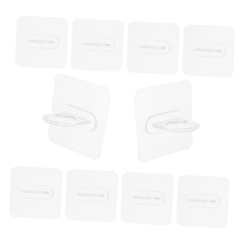 Gadpiparty 10 Stück Teiliges Selbstklebende Transparente Multifunktionale Rundhaken ohne Bohren Starke Haftung Robuste Vorhangstangenhalterung und Küchenhandtuchhalter für Bad und Küche Gadpiparty 10 Stück Teiliges Selbstklebende Transparente Multifunktionale Rundhaken ohne Bohren Starke Haftung Robuste Vorhangstangenhalterung und Küchenhandtuchhalter für Bad und Küche von Gadpiparty