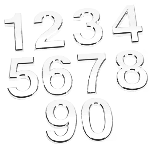 Gadpiparty 10 Stück Teiliges Silbernen Aufklebern Selbstklebend Wetterfest für Tür Briefkasten Büro Hotelzimmer Einfache Montage Zahlen Lesbar Langlebig Gadpiparty 10 Stück Teiliges Silbernen Aufklebern Selbstklebend Wetterfest für Tür Briefkasten Büro Hotelzimmer Einfache Montage Zahlen Lesbar Langlebig von Gadpiparty