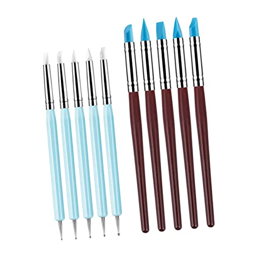 Gadpiparty 10 Stück Teiliges Silikon Werkzeugset für Töpferkunst Professionelle Werkzeuge zum Modellieren Formen und Dekorieren für Kreative Bastelprojekte Gadpiparty 10 Stück Teiliges Silikon Werkzeugset für Töpferkunst Professionelle Werkzeuge zum Modellieren Formen und Dekorieren für Kreative Bastelprojekte von Gadpiparty