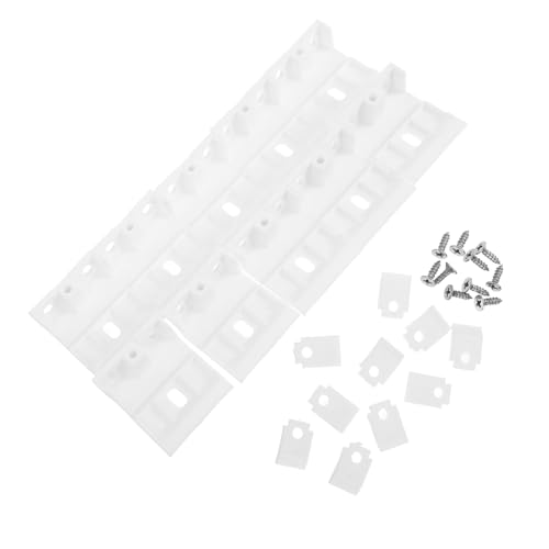 Gadpiparty 10 Stück Teiliges Transparente Wandhalter für Jalousien Verdeckte Montageclips für Horizontale Fensterjalousien Stabile Halterungen für Vorhangzubehör Einfache Diy-installation von Gadpiparty