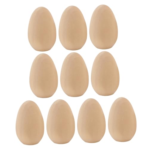 Gadpiparty 10 Stück Teiliges Unbemalte Holz-eier für Ostern Große Diy-bemalung Kinderfreundliches Bastelspielzeug Stabile Holzeier für Kreative Osterdekoration Gadpiparty 10 Stück Teiliges Unbemalte Holz-eier für Ostern Große Diy-bemalung Kinderfreundliches Bastelspielzeug Stabile Holzeier für Kreative Osterdekoration von Gadpiparty