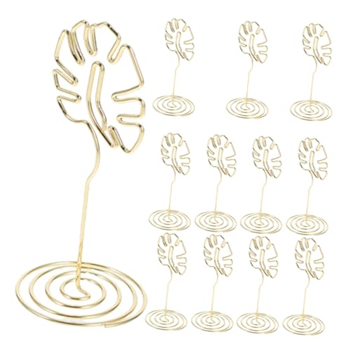 Gadpiparty 10 Stück Visitenkartenhalter Mit Monstera-blatt- Metalldraht Für Den Schreibtisch Memohalter Für Büro Meetings Und Veranstaltungen Eleganter Kartenständer Gadpiparty 10 Stück Visitenkartenhalter Mit Monstera-blatt- Metalldraht Für Den Schreibtisch Memohalter Für Büro Meetings Und Veranstaltungen Eleganter Kartenständer von Gadpiparty