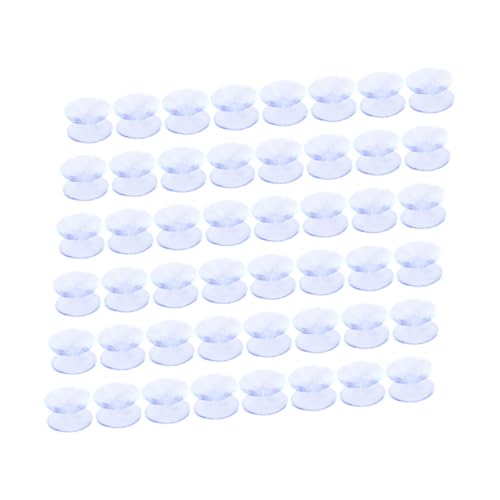 Gadpiparty 100stücke Doppelseitige Saugnäpfe Aus Silikon Transparente Tischschutzpolster Verrutschen Der Glastischplatte Zu Verhindern Für Glas Fliesen Und Andere Glatte Oberflächen von Gadpiparty