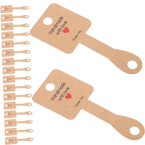 Gadpiparty 100 Stück Halsketten Displaykarten Für Armbänder Und Schmuck Papier Kartenhalter 10x4cm Langlebig Leicht Für Den Und Die Präsentation Von Schmuckstücken von Gadpiparty