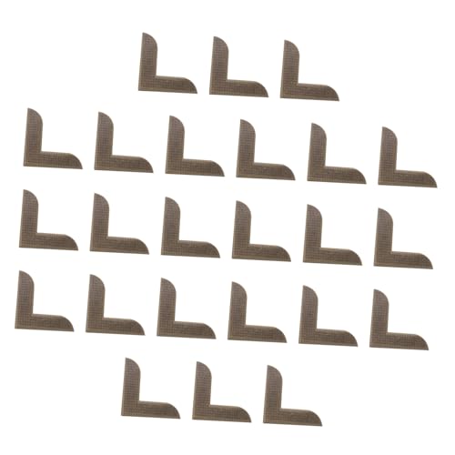 Gadpiparty 100 Stück Metall Buchschutzecken Vintage Bronze Fotoalbum Eckenschutz für Scrapbooks Notizbücher DIY Basteln Vielseitig Einsetzbar Robust und Dekorativ Kantenbeschützer von Gadpiparty