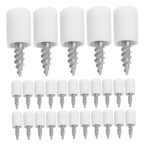 Gadpiparty 100 Stück Regalstützstifte mit Kunststoffhülse Selbstbohrend Nickelbeschichtet Stabile Regalhalter für Schränke Bücherregale Kleiderschränke Vielseitige Möbelbefestigung Gadpiparty 100 Stück Regalstützstifte mit Kunststoffhülse Selbstbohrend Nickelbeschichtet Stabile Regalhalter für Schränke Bücherregale Kleiderschränke Vielseitige Möbelbefestigung von Gadpiparty