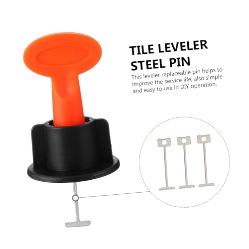 Gadpiparty 100 Stück Wiederverwendbare Stahl nivelliernadel für Fliesen nivelliersystem Verschleißfest Korrosionsbeständig Ersatznadeln für Fliesenleveler Einfache Installation Langlebig von Gadpiparty