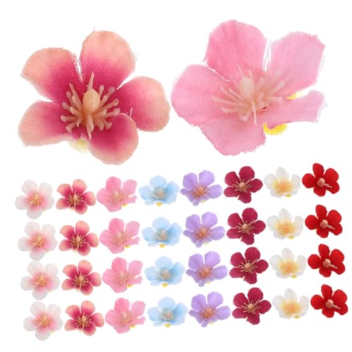 Gadpiparty 100stücke Künstliche Mini-Blumen Für Bastelprojekte Kunstblumen-köpfe in Bunten Farben Für DIY-Dekorationen Hochzeit Garten Und Home Decor von Gadpiparty