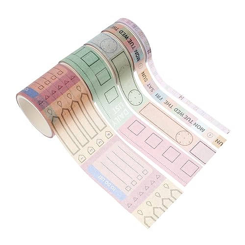 Gadpiparty 10Rollen Washi Klebeband für Kalender Kreatives DIY Planerband Beschreibbar für Journaling und Persönliche Projekte Zufallsstil Gadpiparty 10Rollen Washi Klebeband für Kalender Kreatives DIY Planerband Beschreibbar für Journaling und Persönliche Projekte Zufallsstil von Gadpiparty