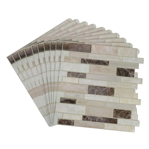 Gadpiparty 10Stücke Selbstklebende Fliesenaufkleber mit Marmormuster Wasserfeste PVC Wandpaneele Ablösbar für Badezimmer Authentischer Marmor Look Gadpiparty 10Stücke Selbstklebende Fliesenaufkleber mit Marmormuster Wasserfeste PVC Wandpaneele Ablösbar für Badezimmer Authentischer Marmor Look von Gadpiparty