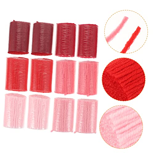 Gadpiparty 12 Stück Teiliges Diy Teppichgarn Acryl für Knüpfhaken Farben für Handarbeiten Kissen Decken und Heimtextilien für Kreative Projekte von Gadpiparty