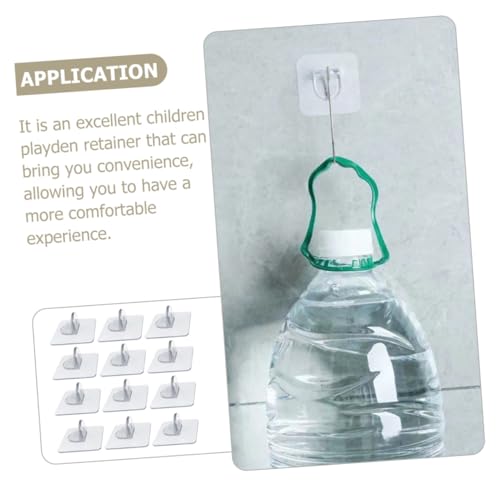 Gadpiparty 12 Stück Teiliges Saugnapf Regalstützen Spielgitter Rutschfeste Selbstklebende Halterung mit Winkel Belastbar für Fliesen Geeignet von Gadpiparty