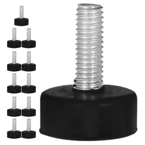 Gadpiparty 12 Stück Vibrationspads mit Schrauben Stabile Gummifüße für Waschmaschinen Trockner und Möbel von Gadpiparty