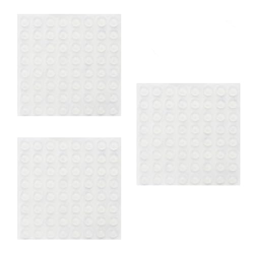Gadpiparty 128 Stück Selbstklebende Transparente Türknaufpuffer Wand und Möbelbeschützer für Schränke Elektronik und Möbel Geräuschdämpfer und Stoßschutz von Gadpiparty