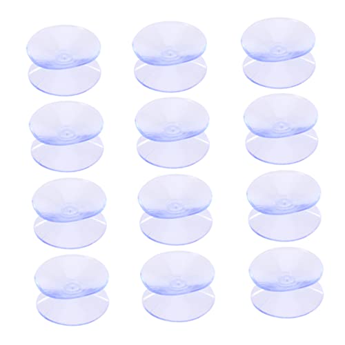 Gadpiparty 12stücke Saugnapf Transparent Doppelseitig Für Oberfläche Saugnäpfe Transparente Gummipads Silikonsauger Ohne Haken Für Heimdekoration Fenster Badezimmer Küche Organizer von Gadpiparty