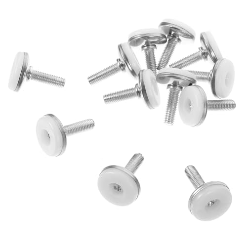 Gadpiparty 12stücke Schrauben Verstellbare Möbelnivelliermutter Hochwertige Beinnivellierer Für Schränke Tische Und Möbel Weiß Gadpiparty 12stücke Schrauben Verstellbare Möbelnivelliermutter Hochwertige Beinnivellierer Für Schränke Tische Und Möbel Weiß von Gadpiparty