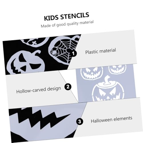 Gadpiparty 14 Stk. Teiliges Halloween Schablonen Set Kürbis Bastelset Wiederverwendbare DIY Malvorlagen für Flexible Zeichen Schablonen für Wände und Festival Dekoration Gadpiparty 14 Stk. Teiliges Halloween Schablonen Set Kürbis Bastelset Wiederverwendbare DIY Malvorlagen für Flexible Zeichen Schablonen für Wände und Festival Dekoration von Gadpiparty