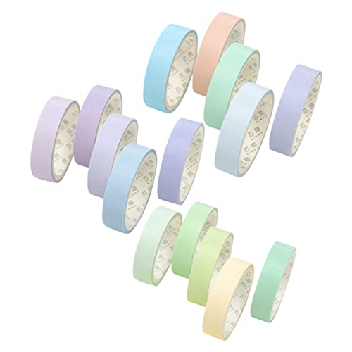 Gadpiparty 15 Rollen Bunte Washi Tape Set Selbstklebendes Papierband für DIY Dekoration Handgemachte Kunst und Scrapbooking für Notizbücher Tagebücher und von Gadpiparty