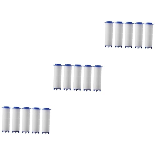 Gadpiparty 15 Stk Dusche Filter Baumwolle Spülbeckensieb praktischer Baumwollfilter Uhrarm Wasserfilter Sprinklerkopf Sprinklerfilter Duschkopffilter anpassen Zubehör Filterwerkzeug Düse Weiß von Gadpiparty