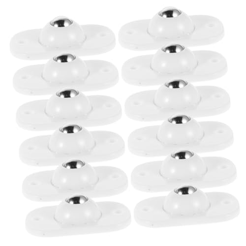 Gadpiparty 16 Stück Selbstklebende Kugelrollen Teiliges Mini Lenkrollen für Möbel Drehung Leise und Belastbar für Küchengeräte Mülleimer und Kleine Möbel von Gadpiparty