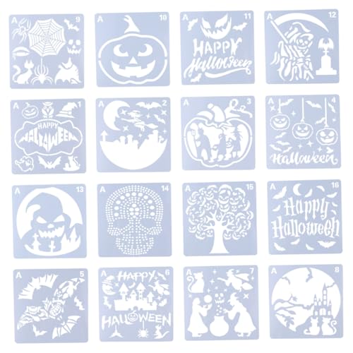 Gadpiparty 16 Stück Teiliges Halloween aus Langlebigem Kunststoff Wiederverwendbar Vielseitig für DIY Kürbis Deko Scrapbooking Bastelprojekte für Kreativität und Handarbeit Gadpiparty 16 Stück Teiliges Halloween aus Langlebigem Kunststoff Wiederverwendbar Vielseitig für DIY Kürbis Deko Scrapbooking Bastelprojekte für Kreativität und Handarbeit von Gadpiparty
