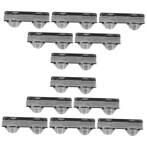 Gadpiparty 16 Stück Teiliges Stahl mit Kugellager Fenster Glas schiebetürrolle für Vitrinen Schränke Möbel Hohe Tragkraft Leises und Reibungsloses Gleiten von Gadpiparty