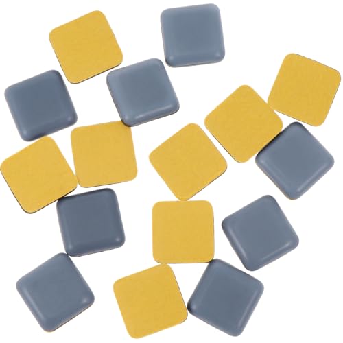 Gadpiparty 16St Möbelrutschunterlage Teppich Bodenschutz selbstklebendes Gleitpad Stuhl gleiten Möbelbeinbodenmatte Tischgleiter Gleiter zum Aufkleben für Stuhl Möbel Pad Plastik Grey von Gadpiparty