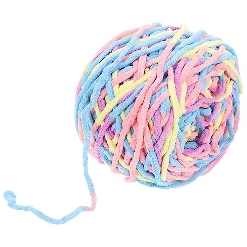 Gadpiparty 1Rolle Häkelgarn Strickpolyester Vielseitig Einsetzbar für DIY Projekte Weich und Elastisch für Kissen Decken und Schmuckherstellung von Gadpiparty