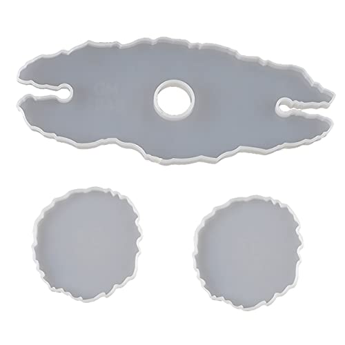 Gadpiparty 1Satz DIY Wasserfall Silikonform Kristall Tropfschale und Glashalter für Handgemachte Tassenmatten Waschbar Wiederverwendbar Zuhause und Gadpiparty 1Satz DIY Wasserfall Silikonform Kristall Tropfschale und Glashalter für Handgemachte Tassenmatten Waschbar Wiederverwendbar Zuhause und von Gadpiparty
