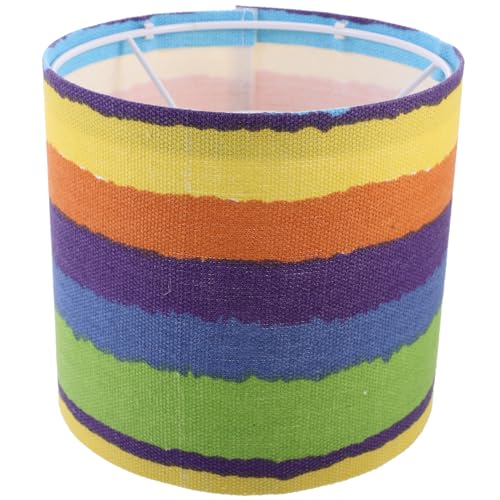 Gadpiparty 1Stück Kronleuchter Lampenschirm Rainbow Design Abnehmbar für Tisch Wand und Stehlampen Lichtzubehör Hochwertiges Material Geeignet für Zuhause Hotel und Studium von Gadpiparty