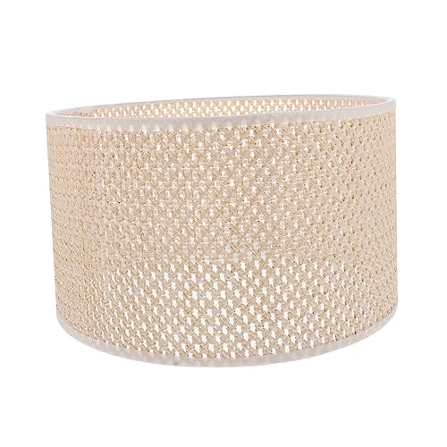 Gadpiparty 1Stück Simulierter Rattan Lampenschirm Dekorative Schreibtischlampe Moderner Handwerkskunst für Zuhause Langlebig und Bruchsicher von Gadpiparty