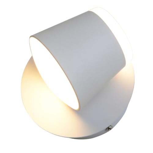 Gadpiparty 1Stück Verstellbare LED Wandleuchte Drehbare Nachttischlampe für Innenräume Schlafzimmer und Wohnzimmer Farbtemperatur Fassung von Gadpiparty