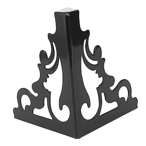 Gadpiparty 1stk Sofabeine Aus Metall Stoff Lampenschirm Stehlampe Tischlampenschirm Groß Tonnenförmiger Lampenschirm Aus Stoff Hohle Möbelfüße Midi-Controller Korb Hub Black Eisenbeschichtung von Gadpiparty