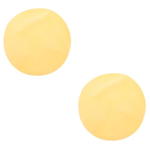 Gadpiparty 2 Blätter Blanking Polsterung Keramik Ton Hey Unterlage Formen Handtuch handtücher Schlammmatte Töpfermatte zum Selbermachen Lehm-Dichte-Plattenmatte PVA Gelb von Gadpiparty